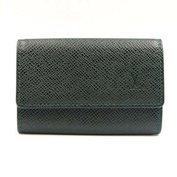 Louis Vuitton Epi Leather Leather Taiga Multicle Case Green AB - Picture 1 of 1